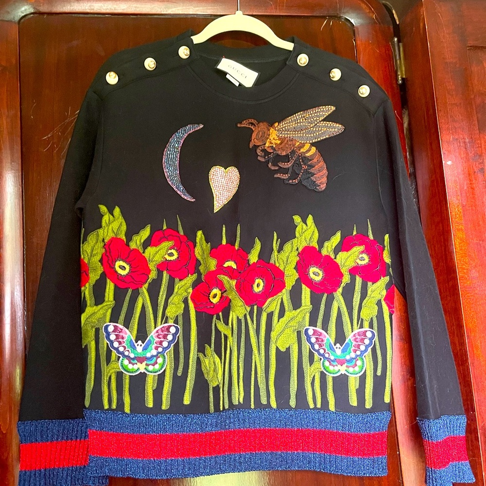 Gucci Bee Pullover Sweater
